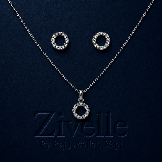 Celeste Halo Jewellery Set