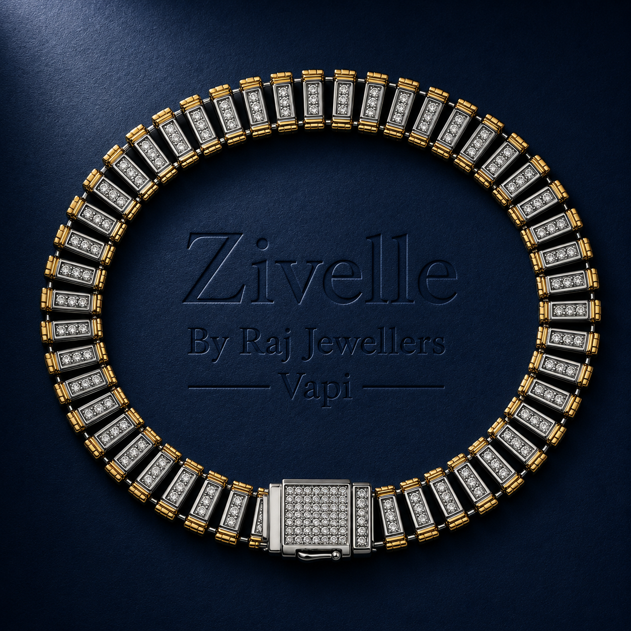 Crest Bar Bracelet