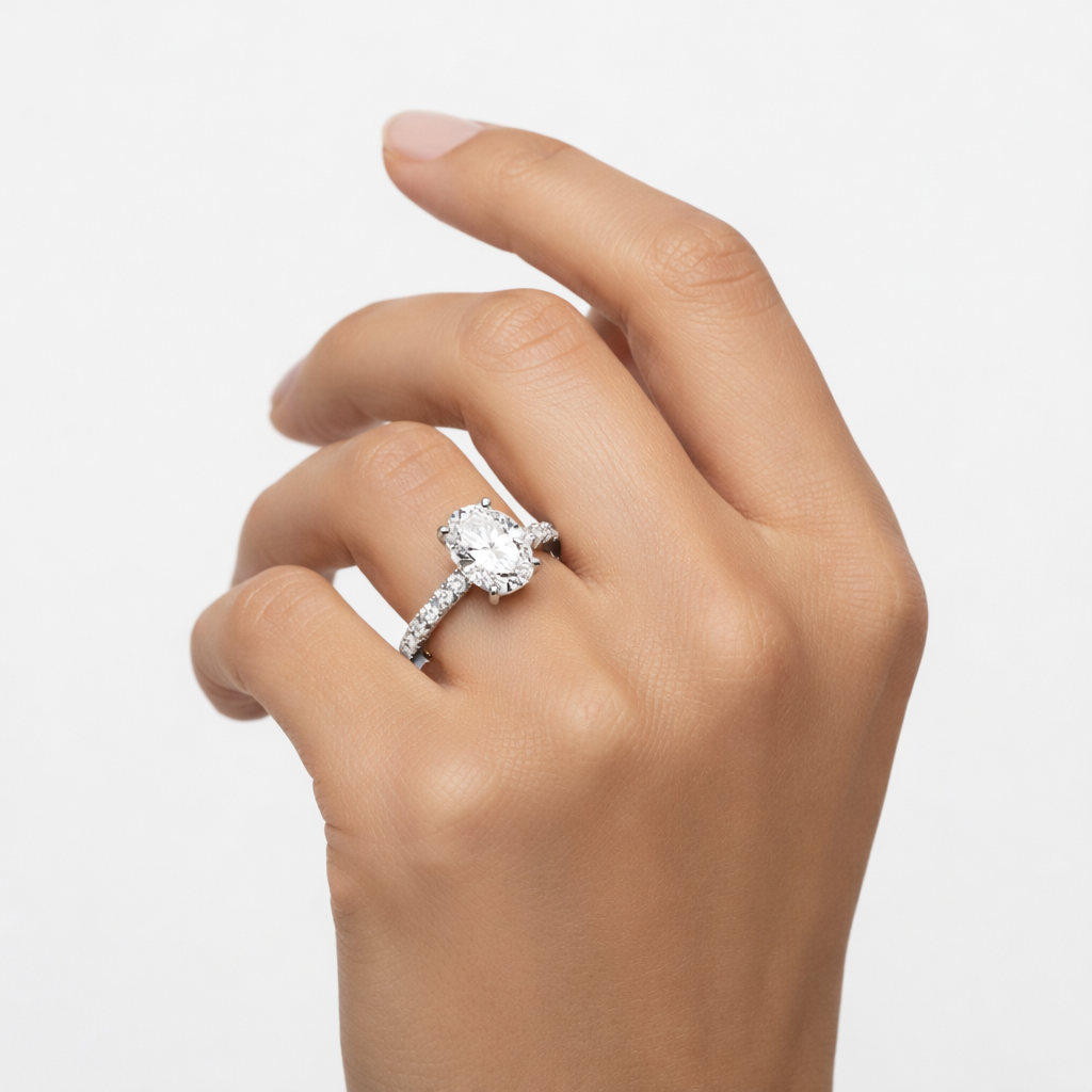 Glitz Eclat Oval Ring