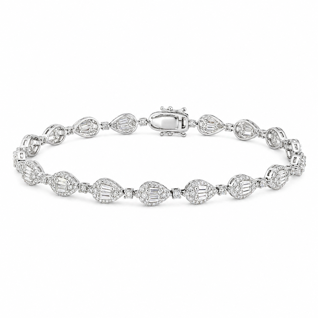Pear Tennis Bracelet