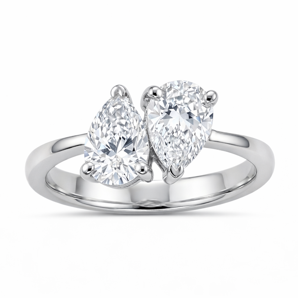 Glitz Duelis Pear Ring