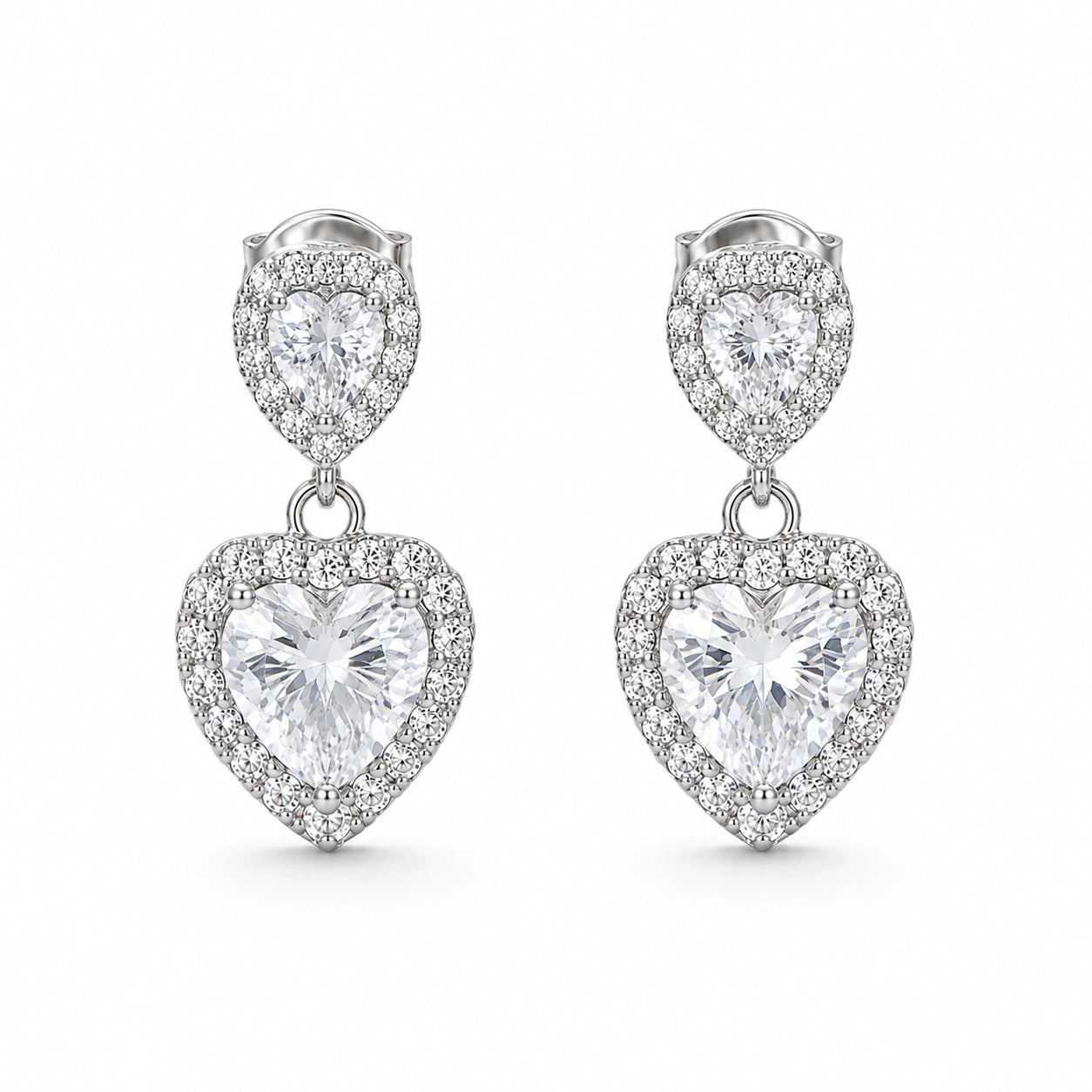 Aurelia Heart Studs