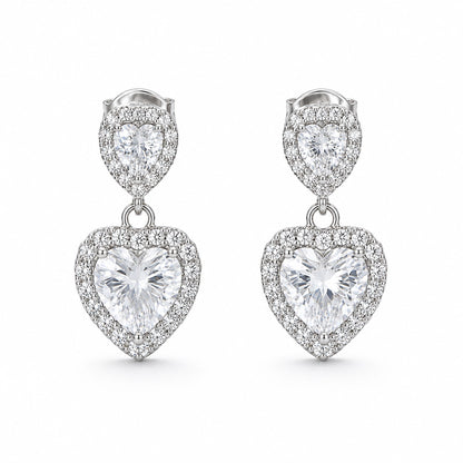 Aurelia Heart Studs