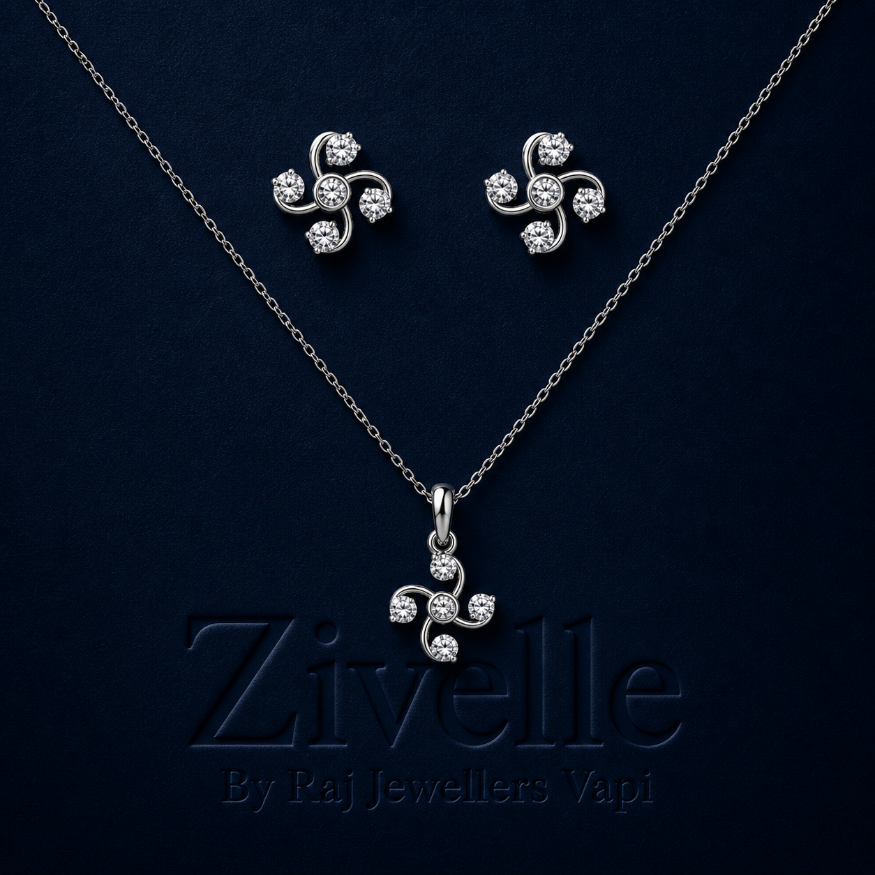 Astra Swirl Jewellery Set
