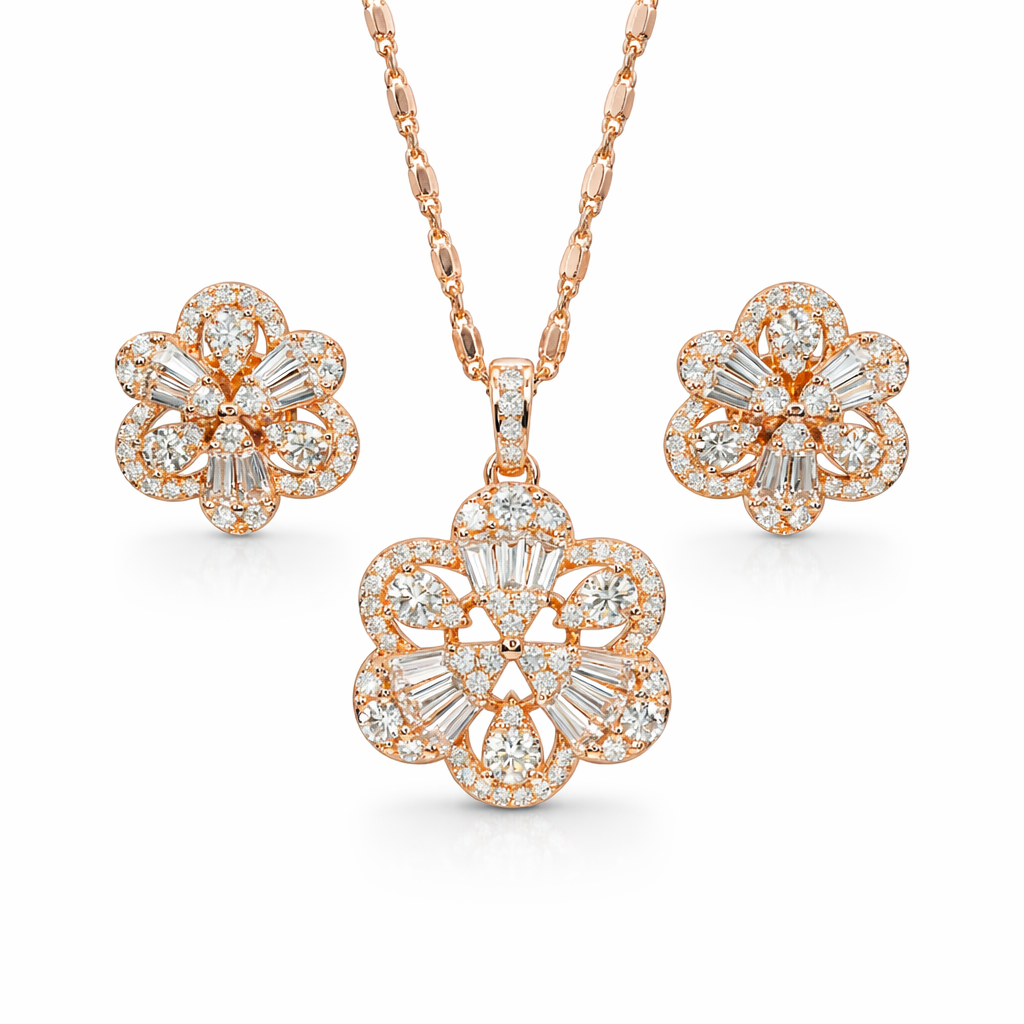 Rose Floréal Jewellery Set