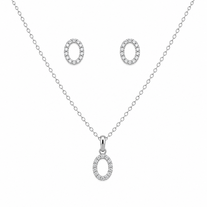 Celeste Oval Jewellery Set