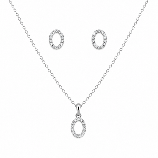 Celeste Oval Jewellery Set