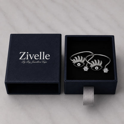 Evil Eye Crown Toe Ring