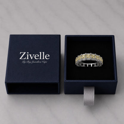 Yellow eternity ring