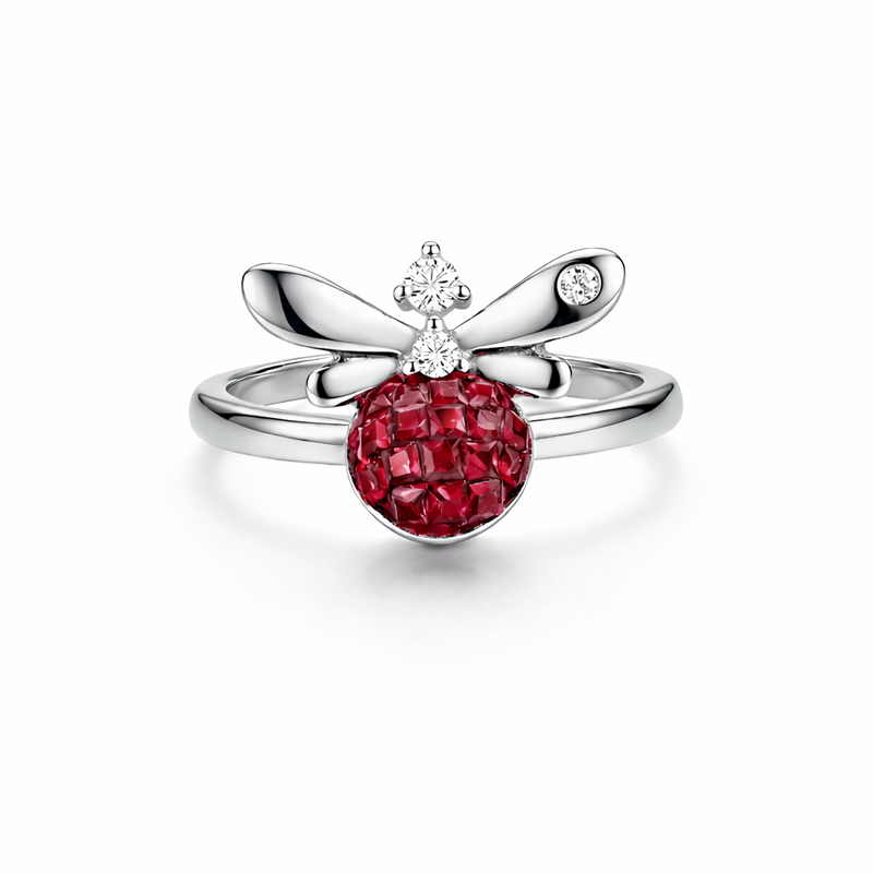 Sapphire Beetle Ring