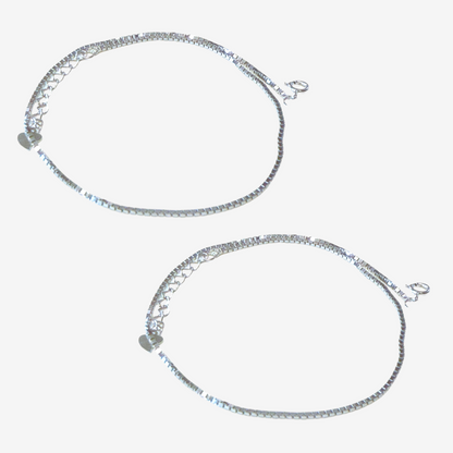 Shiny Smooth Anklets